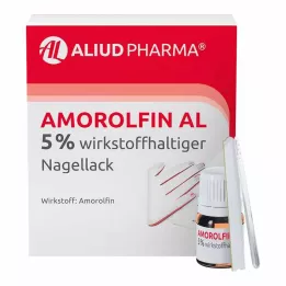 AMOROLFIN AL Esmalte de unha com 5% de ingrediente ativo, 5 ml