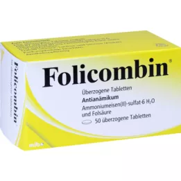 FOLICOMBIN comprimidos revestidos, 50 unidades