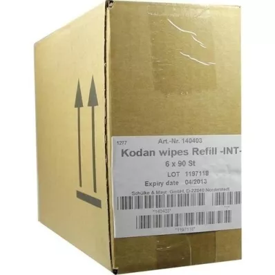 KODAN pacote de recarga de lenços umedecidos, 540 unidades KODAN pacote de recarga de lenços umedecidos, 540 unidades