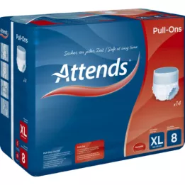 ATTENDS Pull-Ons 8 extra grandes, 14 peças
