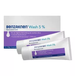 BENZAKNEN Suspensão de lavagem 5%, 2X100 g