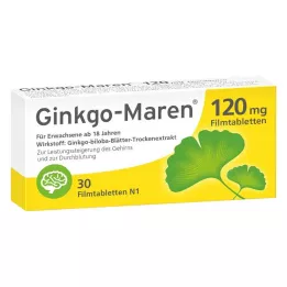 GINKGO-MAREN Comprimidos revestidos por película de 120 mg, 30 unidades