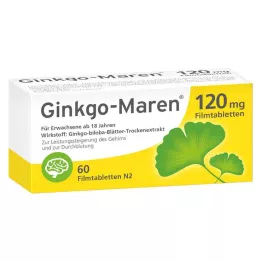 GINKGO-MAREN Comprimidos revestidos por película de 120 mg, 60 unidades