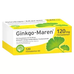 GINKGO-MAREN Comprimidos revestidos por película de 120 mg, 120 unidades
