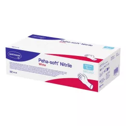 PEHA-SOFT nitrilo branco Unt.Hands.unsteril pf S, 200 unid