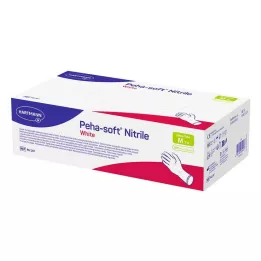 PEHA-SOFT nitrilo branco Unt.Hands.unsteril pf M, 200 unid