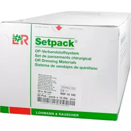 MULLKOMPRESSEN RK estéril de 10x10 cm, 12 dobras, 20X10 unidades