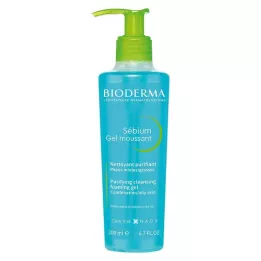 BIODERMA Sebium Gel Moussant Gel de Limpeza, 200 ml