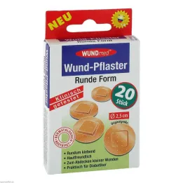 Gesso enrolado redondo 2,5 cm, 20 unid