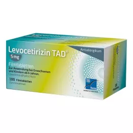 LEVOCETIRIZIN TAD Comprimidos revestidos por película de 5 mg, 100 unidades