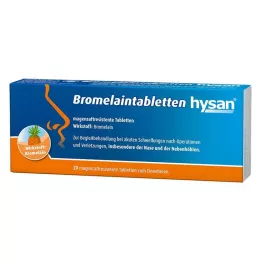 BROMELAIN TABLETTEN comprimidos gastrorresistentes de hysan, 20 unidades