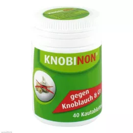 KNOBINON Lata para comprimidos mastigáveis, 40 unidades