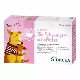SIDROGA Sacos de filtro de chá orgânico para gravidez, 20X1,5 g