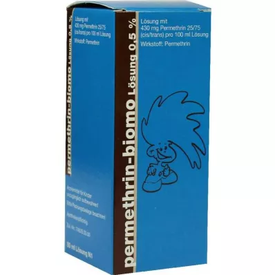 PERMETHRIN-BIOMO Solução 0,5%, 50 ml PERMETHRIN-BIOMO Solução 0,5%, 50 ml