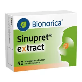 SINUPRET comprimidos revestidos com extrato, 40 unidades