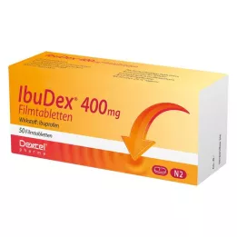 IBUDEX Comprimidos revestidos por película de 400 mg, 50 unidades