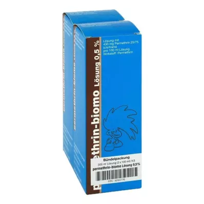 PERMETHRIN-BIOMO Solução 0,5%, 200 ml PERMETHRIN-BIOMO Solução 0,5%, 200 ml