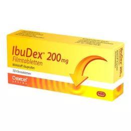 IBUDEX Comprimidos revestidos por película de 200 mg, 10 unidades