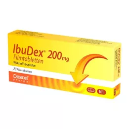 IBUDEX Comprimidos revestidos por película de 200 mg, 20 unidades