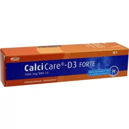 CALCICARE Comprimidos efervescentes D3 forte, 20 unidades