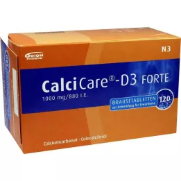 CALCICARE Comprimidos efervescentes D3 forte, 120 unidades