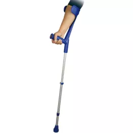 UNTERARMSTÜTZE para adultos azul com pegada suave, 2 peças
