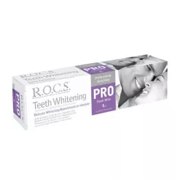 ROCS PRO pasta de dentes suave branqueadora de menta fresca, 135 g