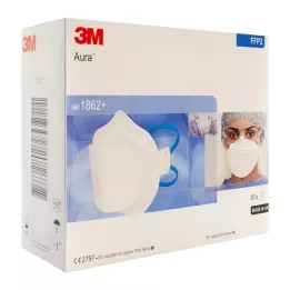 ATEMSCHUTZMASKE 3M 1862+ sem válvula Aura FFP2, 20 unid