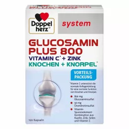 DOPPELHERZ Cápsulas do sistema Glucosamina Plus 800, 120 unidades