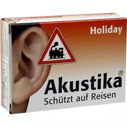 AKUSTIKA Lã de proteção contra o vento de férias + rolhas de proteção contra ruído, 1 p
