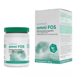 LACTOBACT cápsulas gastrorresistentes omni FOS , 60 unidades