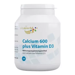 CALCIUM 600 mais comprimidos D3, 60 unidades