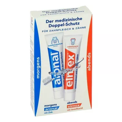 MINI DOPPELSCHUTZ Pasta de dentes, 2X12 ml MINI DOPPELSCHUTZ Pasta de dentes, 2X12 ml