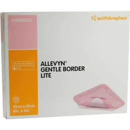 Atadura de espuma Allevyn Gentle Border Lite 10x10 cm, 10 unidades