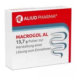 MACROGOL AL 13,7 g pó para solução oral, 30 unidades