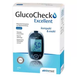 GLUCOCHECK Excelente conjunto de medidor de glicose no sangue mmol/l, 1 pc