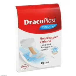 Emplastros impermeáveis para pontas dos dedos Dracoplast, 10 unidades
