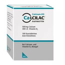 CALCILAC Comprimidos mastigáveis, 100 unidades
