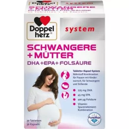 DOPPELHERZ Cápsulas do sistema Pregnant+Mothers, 60 unidades
