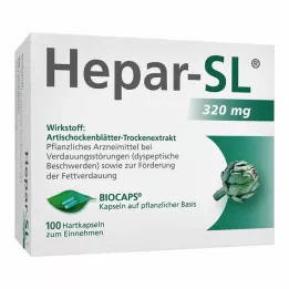 HEPAR-SL Cápsulas duras de 320 mg, 100 unidades