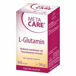META-CARE Cápsulas de L-Glutamina, 60 unidades