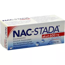 NAC STADA comprimidos efervescentes agudos de 600 mg, 10 unidades
