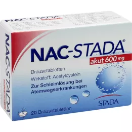 NAC STADA comprimidos efervescentes agudos de 600 mg, 20 unidades