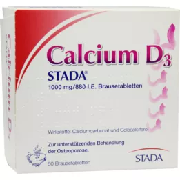 CALCIUM D3 STADA comprimidos efervescentes de 1000 mg/880 UI, 50 unidades