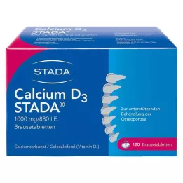 CALCIUM D3 STADA 1000 mg/880 I.E. comprimidos efervescentes, 120 pcs