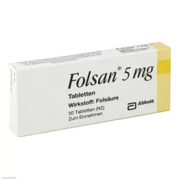 FOLSAN Comprimidos de 5 mg, 50 unidades