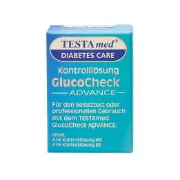 TESTAMED Solução de controle GlucoCheck Advance, 4 ml