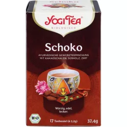 YOGI TEA Sacos de filtro de chocolate orgânico, 17X2,0 g