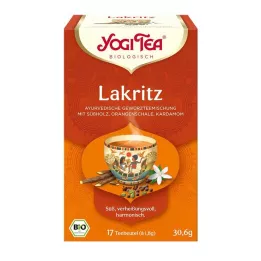 YOGI TEA Sacos de filtro orgânico de alcaçuz, 17X1,8 g
