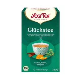YOGI TEA Sacos de filtro orgânicos Lucky Tea, 17X1,8 g
